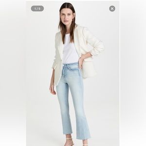 L’Agence brand new with tags Kendra crop flare jeans size 32 in colour Indio